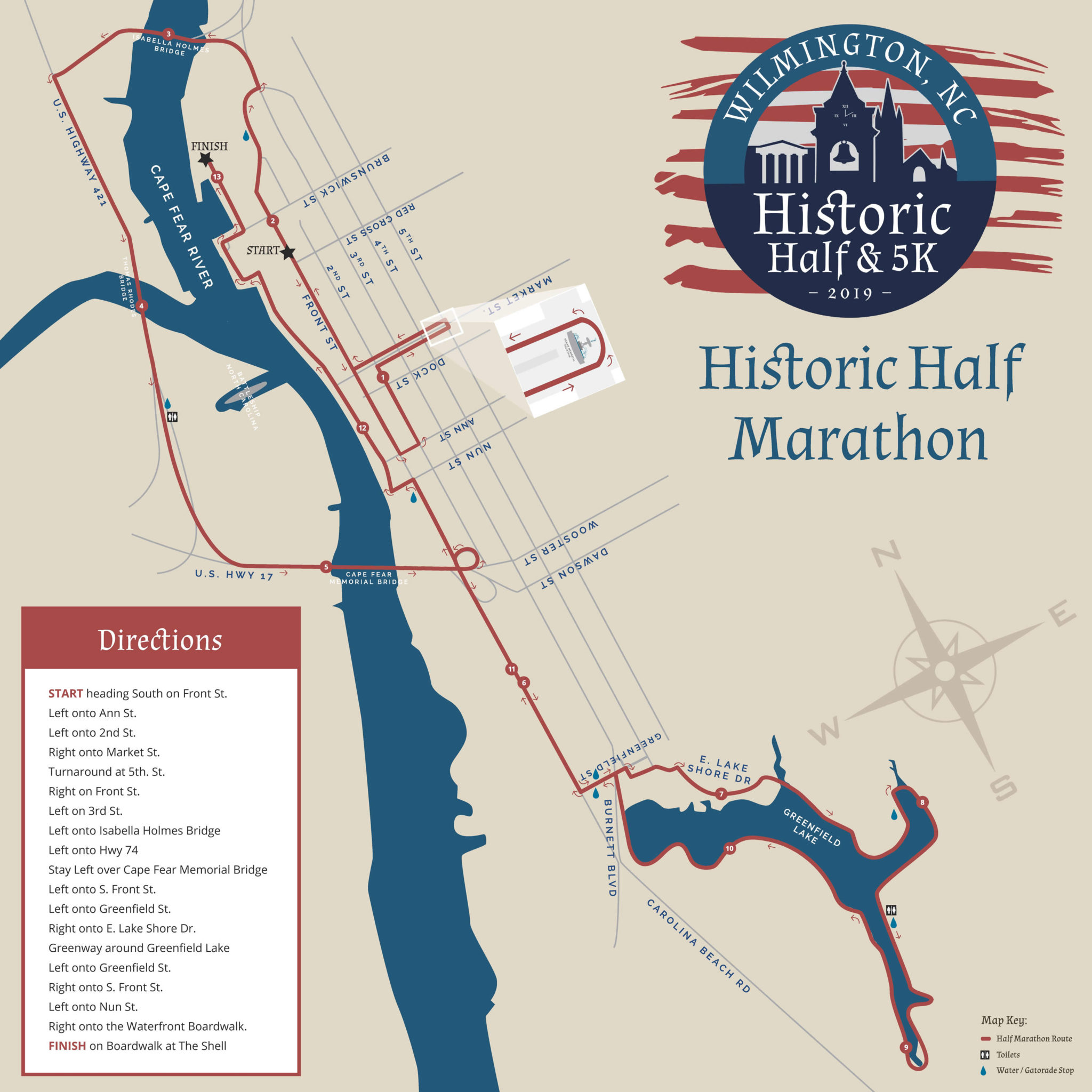 Wilmington Historic Half Marathon Course Information Wilmington